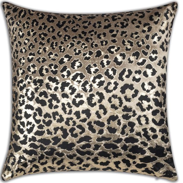 Bryce Animal Print Coussin, Or