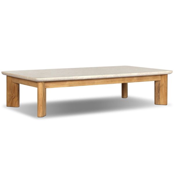 Sterling Outdoor Pierre Table basse, Beige Fossil